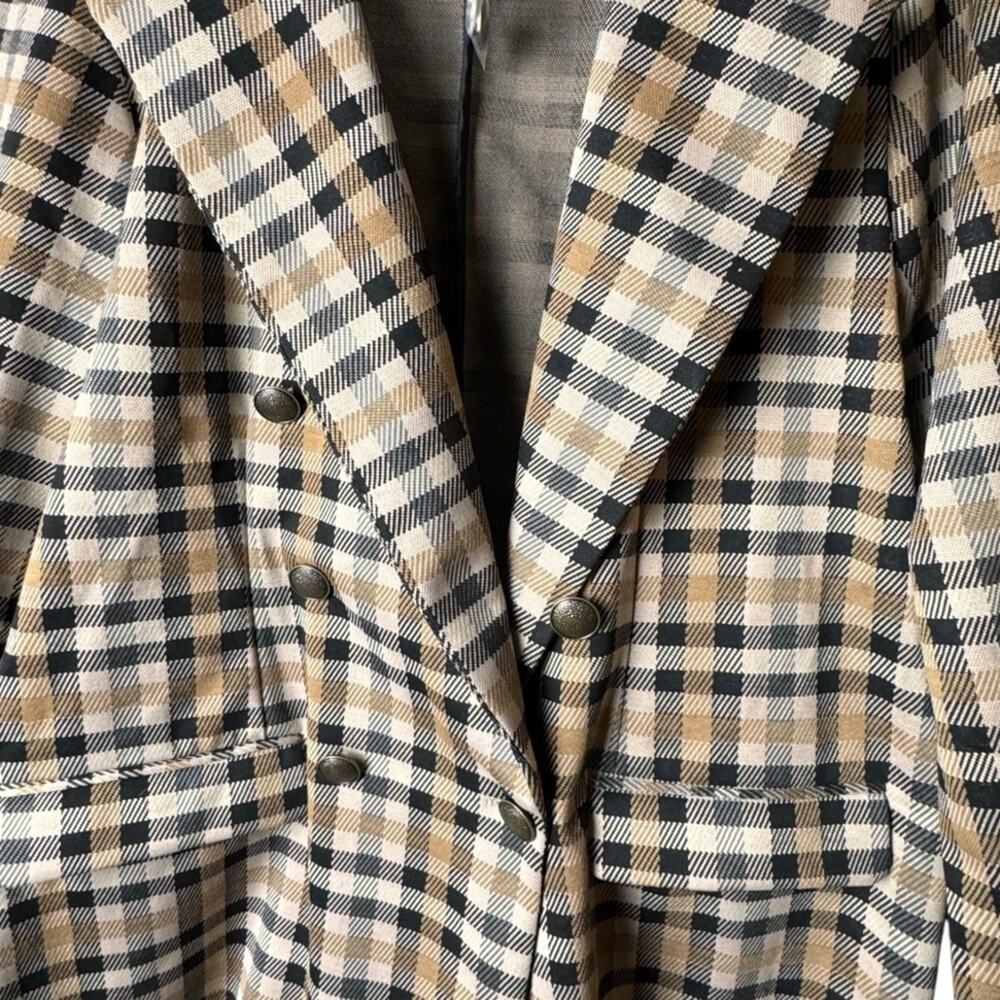 Maurices women's Stripe Plaid  Trendy Style Blazer Sz XL  NWT - Picture 10 of 11